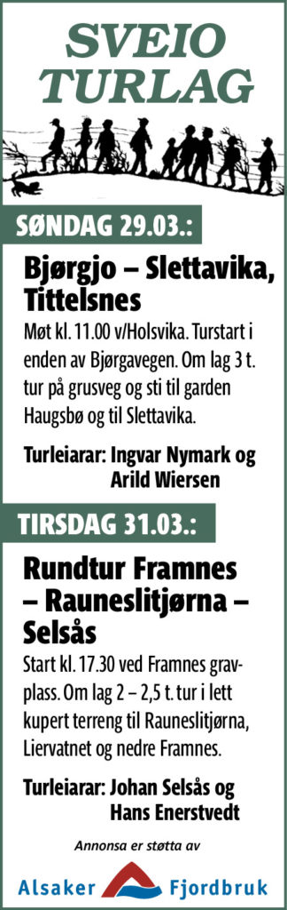 Sveio Turlag: Bjørgjo 29.03.